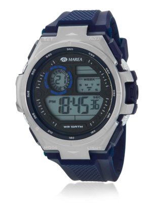 Ανδρικό ψηφιακό ρολόι Marea B44105-2 Μπλε