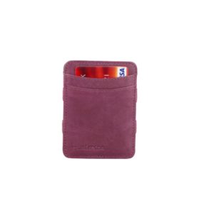 Δερμάτινο πορτοφόλι magic wallet Hunterson CP1-PUR Μωβ