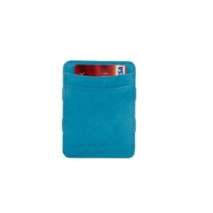 Δερμάτινο πορτοφόλι magic wallet Hunterson CS1-TUR Τιρκουάζ