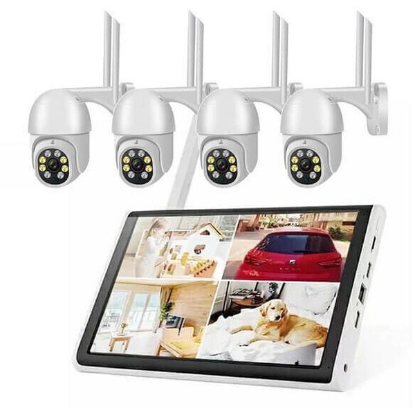 Ολοκληρωμένο Σύστημα CCTV 4 Κάμερες HD NVR και Ασύρματη Οθόνη Ai Smart NVR Kit 1512