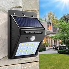 Solar light-Φωτιστικό τοίχου με αισθητήρα κίνησης και κουμπί ON/OFF