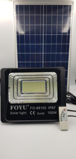 Προβολέας με ηλιακό πάνελ FOYU 100W FO-88100