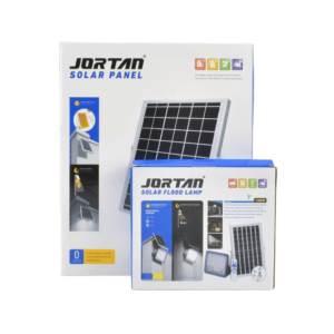 Αδιάβροχος (ΙP66) Ηλιακός Προβολέας 100 W 80 LED JORTAN με τηλεχειριστήριο JF-BS100W