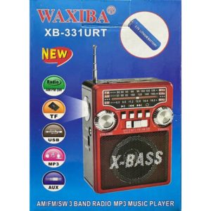 Φορητό ραδιόφωνο ΑΜ/FM/SW με φακό Waxiba XB-331URT Μαύρο