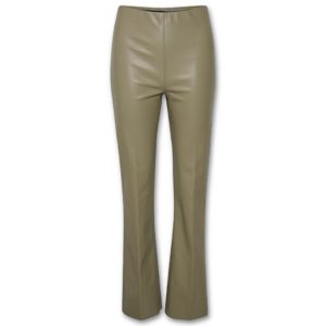 Δερμάτινο παντελόνι Kaylee Soaked in Luxury - Χακί, S