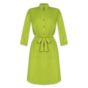 Πράσινο λάιμ φόρεμα Rinascimento - Πράσινο, XS
