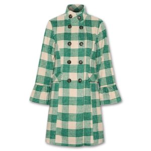 Πράσινο καρό παλτό Niela Culture - Πράσινο, M