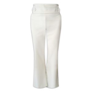 Cropped παντελόνι καμπάνα Rinascimento - XL, Εκρού