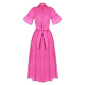 Μίντι καλοκαιρινό φόρεμα Kitana by Rinascimento - Φούξια, XL