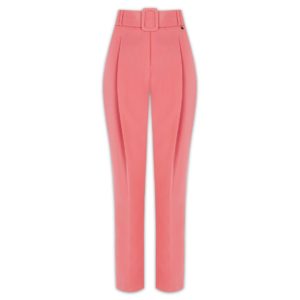 Γυναικείο παντελόνι με πιέτες Rinascimento - Ροζ, XS