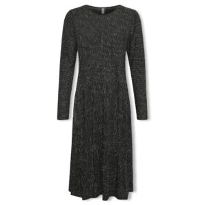 Μίντι μεταλλιζέ φόρεμα Penelope Culture - Μαύρο, M