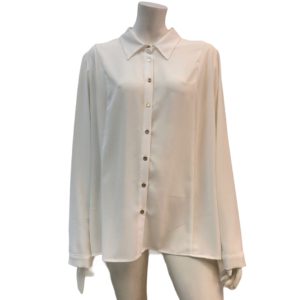 Λευκό plus size πουκάμισο Kitana by Rinascimento - Λευκό, XXL