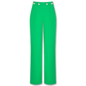 Γυναικείο φαρδύ παντελόνι Rinascimento - Πράσινο, S
