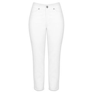 Λευκό τζιν παντελόνι plus size Kitana by Rinascimento - Λευκό, 3XL