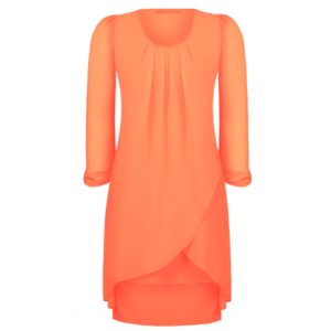 Πορτοκαλί μίνι φόρεμα Rinascimento - XS, Πορτοκαλί