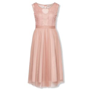 Ροζ νουντ μίντι φόρεμα Rinascimento - Baby Pink, M