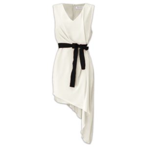 Λευκό κοκτέιλ φόρεμα Artemis Rinascimento - XL, Εκρού