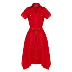Φόρεμα σεμιζιέ plus size Kitana by Rinascimento - Κόκκινο, 4XL