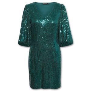 Φόρεμα παγιέτα πράσινο Gausa Soaked in Luxury - Πράσινο, M