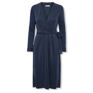 Μπλε μακρυμάνικο μίντι φόρεμα Alano Inwear - M, Μπλέ σκούρο