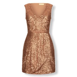 Φόρεμα παγιέτα Maria Rinascimento - Χρυσό, M