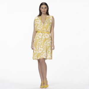 Κρουαζέ μίνι φόρεμα Kitana by Rinascimento - Κίτρινο, XL