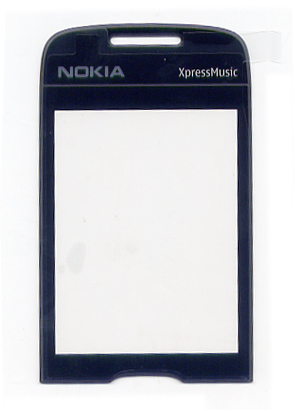 Τζαμι Για Nokia 5130 Xpress Μαυρο OR Με Αυτοκολλητο