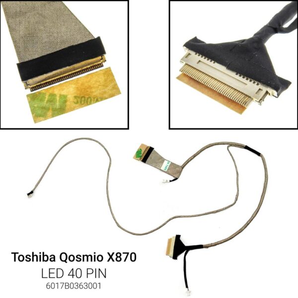 Καλωδιοταινία οθόνης για Toshiba Qosmio X870 X875 series