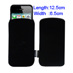 Cat Mobile Phone Carry Bag (Simple Black) for iPhone 4 and other