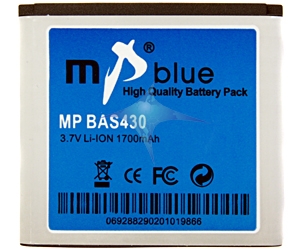 mp Blue Battery for HTC like BA S430
