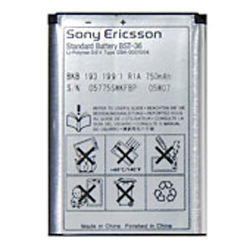 Original Battery Sony Ericsson BST-36 bulk K310i,K320i,K510i,T2