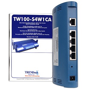 TRENDnet TW100-S4W1CA 4-Port Router