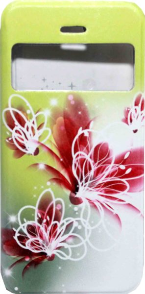 Case No brand for iPhone 6/6S, Imitation leather, Leather, Flower print -51151