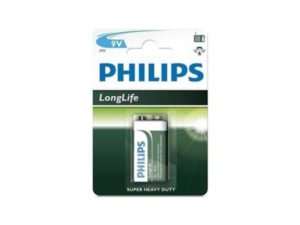 Battery Philips Longlife 9V bloc (1 pcs.)