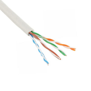 Cable No brand Network UTP / LAN, CAT 5E, Grey, With copper conductor, 305m - 18402