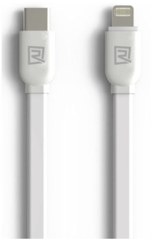 Data cable USB 3.1 Type-C to Iphone Lightning, Remax RC-037a, 1m, White - 14336