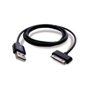 iS DATA CABLE SYNC AND CHARGE SAMSUNG TAB 2 black