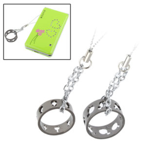 Aluminum Alloy Series Hollow Ring Shapes Mobile Phone Chain
