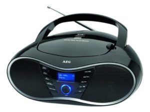 AEG SR 4380 DAB+ Stereo radio with CD player Black