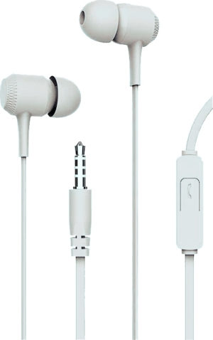 Mobile earphones Yookie YK1130, Microphone, White – 20470