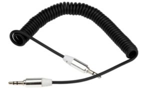Audio cable DeTech, Elastic, 3.5mm, 1m - 18239