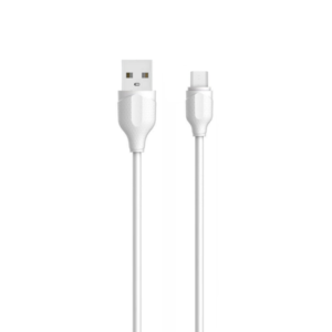 Data cable LDNIO LS372, Micro USB, 2.0m, White - 40073