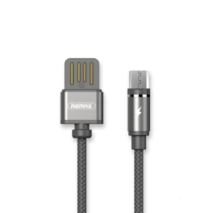 Magnetic data cable Remax Gravity RC-095a, Micro USB, 1.0m, Gray - 14939