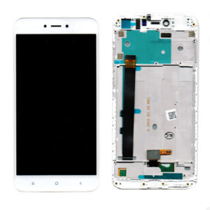 Οθονη Για Xiaomi Redmi Note 5A Με Τζαμι και Frame Ασπρο Grade A