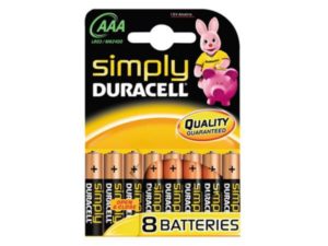 Batterie Duracell Simply MN2400/LR03 Micro AAA (8 Pcs)
