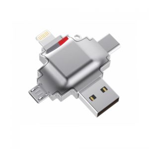 IDISK MEMORY CARD READER MFi ALL IN ONE R004 silver