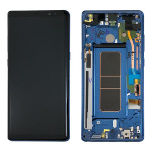 Οθονη Για Samsung N950 Galaxy Note 8 Με Τζαμι Μπλε OR 21065B