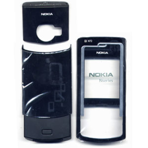 Προσοψη Για Nokia N72 Μαυρη Εμπρος - Πισω Σετ 3 Τεμαχια Με Πληκτρολογιο OEM