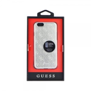 GUESS FACEPLATE IPHONE 6 ALUMINUM silver backcover