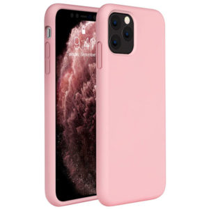 Θηκη Liquid Silicone για Apple iPhone 11 Pro Max Ροζ